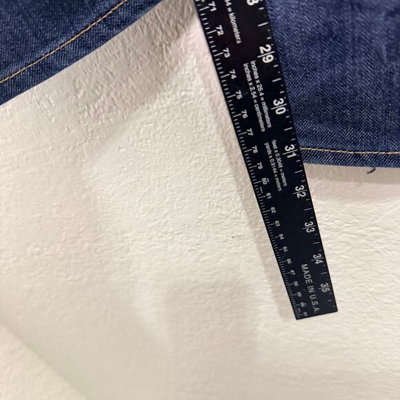 New York & Company Womens Jeans Size 10 Low Rise Bootcut Curvy Dark Wash Denim - Picture 7 of 13